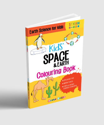 Kid’s Space & Earth Colouring Book (STEAM)